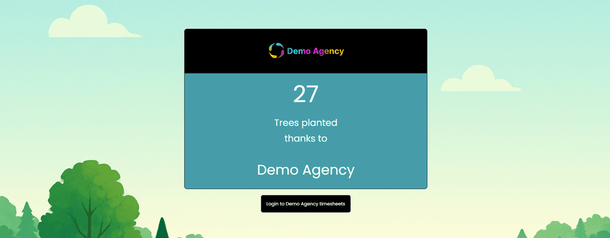 Your Forest dashboard showing tree count