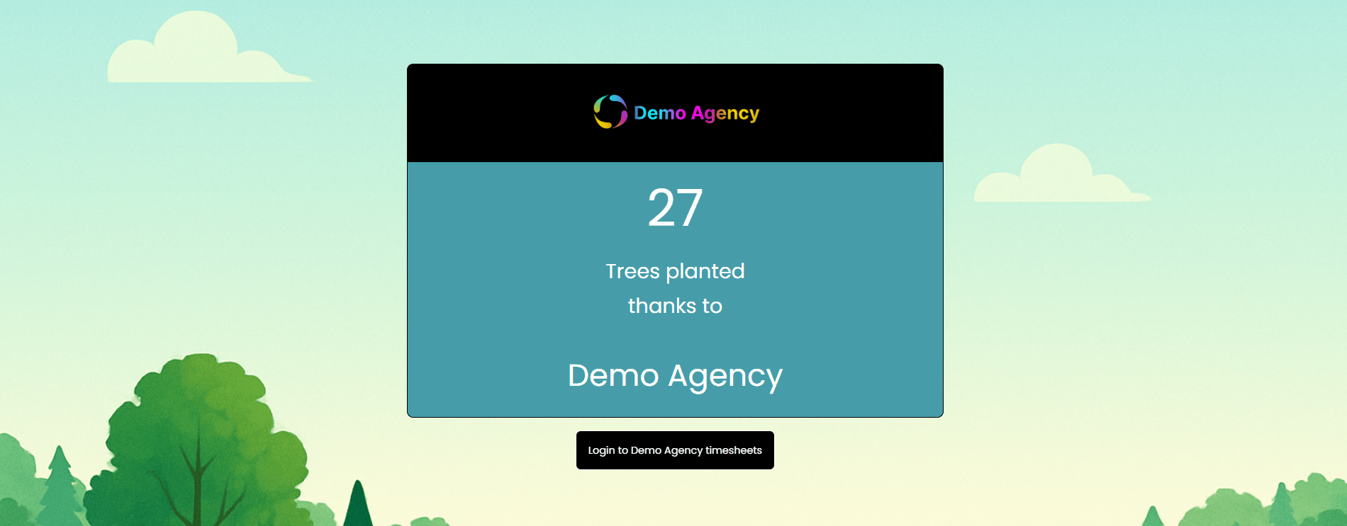 Your Forest dashboard showing tree count